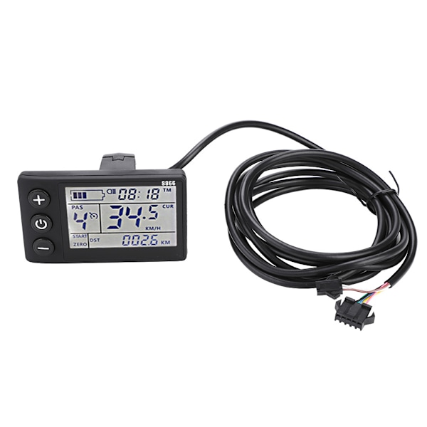 Vattentät LCD-displaypanel Elektrisk cykel E-cykel Scooter Borstlös regulator Kit(450W60V )
