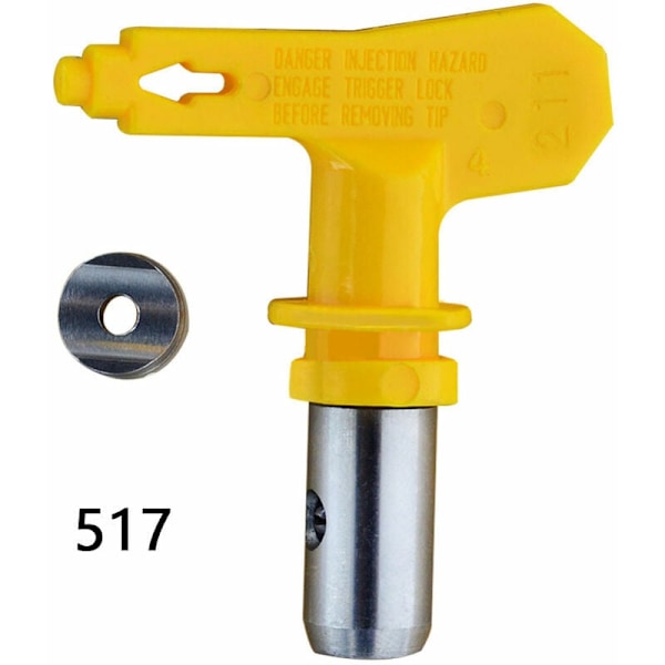 Vändbara Airless Munstycks Spray Tips Set För De Flesta Hushållssprutor, Stark Dimkraft Volframkarbidkärnor Förbättrar Din Målningsupplevelse,