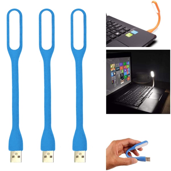 USB lampa LED-dimbar, justerbar USB lampa för laptop, läsning