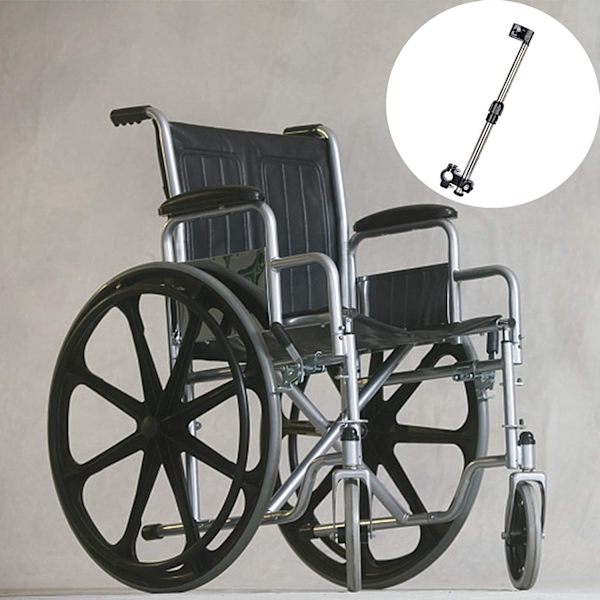 Paraplyhållare, paraplyhållare för rullator, rostfritt stål paraplyställ, infällbar paraplyhållare, cykelparaplysträckbergstativ