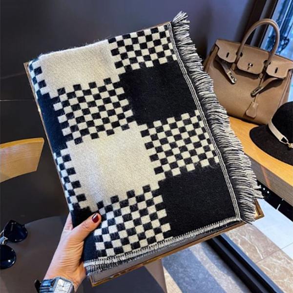 Höst Vinter Herr Bomullsscarf, Herr Halsduk Basic Scarf