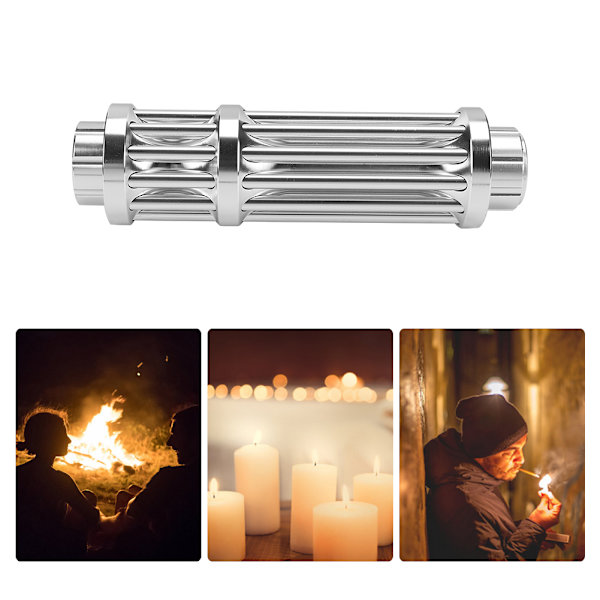 Portabel Laserficklamp med Hög Effekt LED-ficklampa för Camping Nödläge Utomhus Grön