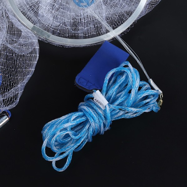 2,4M/7,9Ft Fiske Kastnät Lätt Kast Fiske Nät Stark Nylon Linje Mesh Bete Fälla