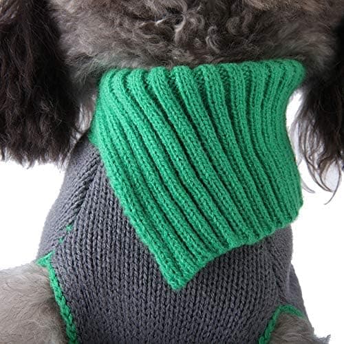 Bløde, elastiske juletrøjer til hunde, varm strikket mode til små til mellemstore hunde, perfekt til vinterbrug og jule-elg-strik