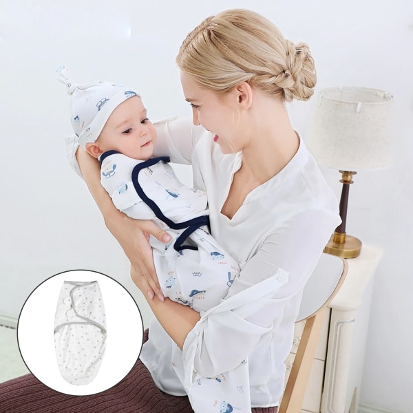 2-pack baby swaddle-påsar, babysockså för nyfödda, småbarn