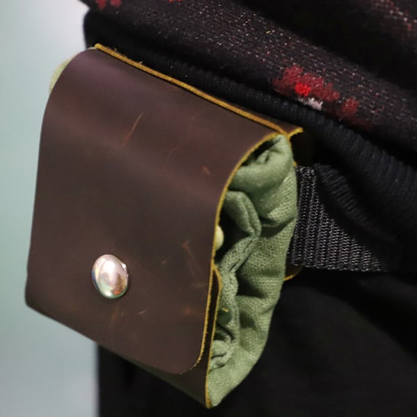 Canvas Forage Bag Trädgård Fruktplockning Väska Svampplockning Väska för Vandring Camping Jakt Strand Fällbar Lätt att bära