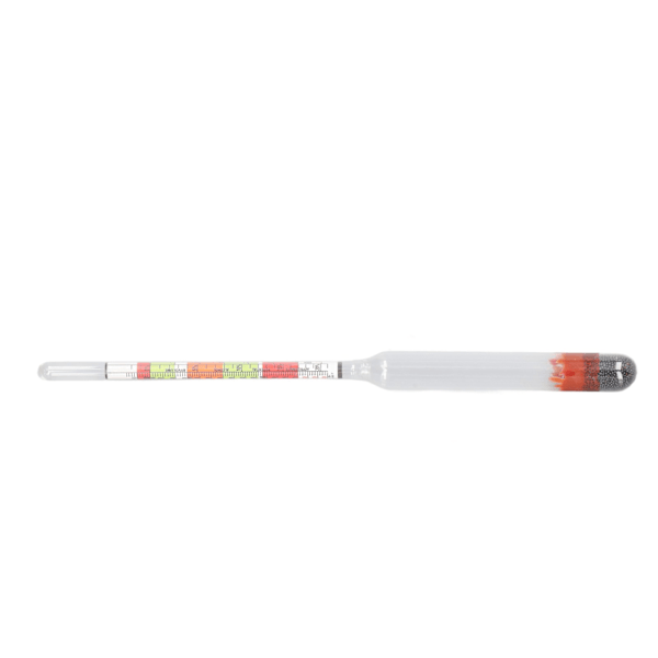 10 st Hydrometer Glas Trippel Skala Öl Testare Vinmätare Mätverktyg Set Kit för Hemmet