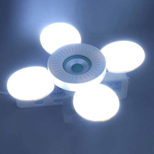 Deformerbar lampa RGB-färg Ljus Justerbar vinkel Fällbar design Fjärrkontroll Högtalare Ljuskälla 85‑265V