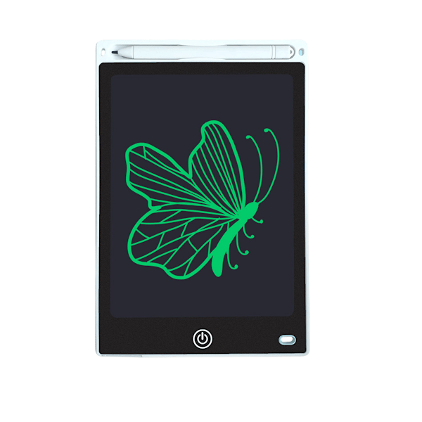 8,5 tum LCD Skrivplatta Tablet Elektronisk Digital Handskrift Ritbord Pad Vit