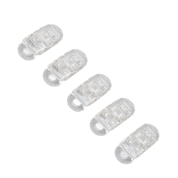 20 st Hörselhjälpsbandhållare i ABS, Bärbar Transparent Clip-tillbehör för Hörselhjälpsband