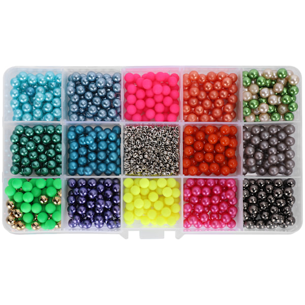 Pärlmonteringsmaskin Handgjorda pärlor Nitar Knappar DIY Dekorationstillbehör 6mm