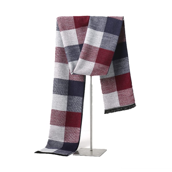 Scarf för män och kvinnor, vintermjuk varm herrscarf