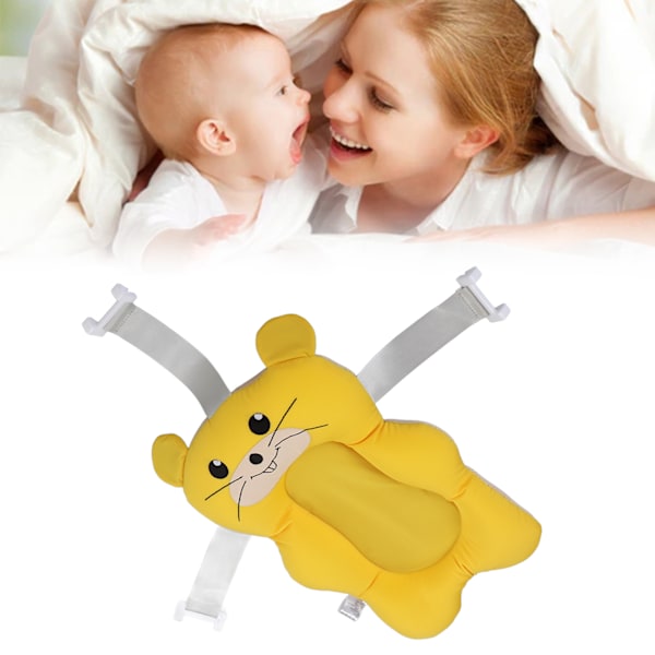 Baby badkar badkudde tecknad forma justerbar rem mjuk flytande badkudde handfat badkudde typ 2