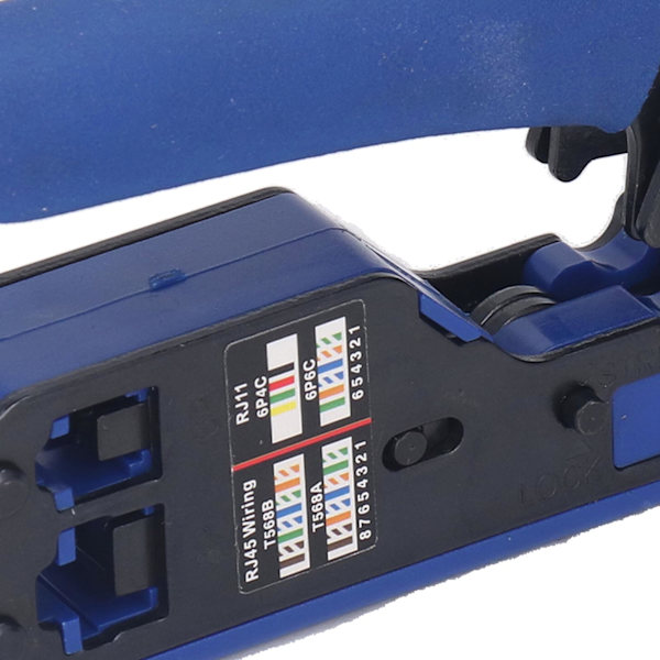 RJ45 Crimpverktyg Trådterminal Crimper Stripper Kit för Cat5 Cat5e Cat6 Genomgående Koppling