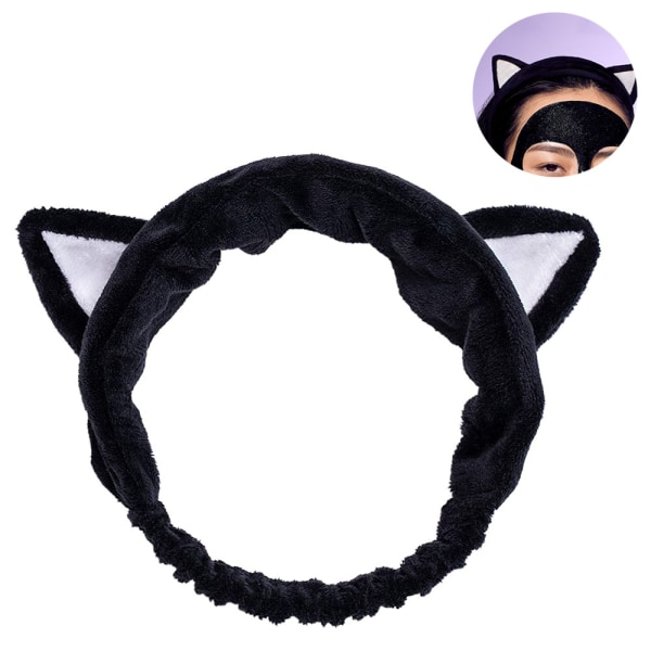 Cat Ears Pannband, Elastic Women's Lovely Hårband
