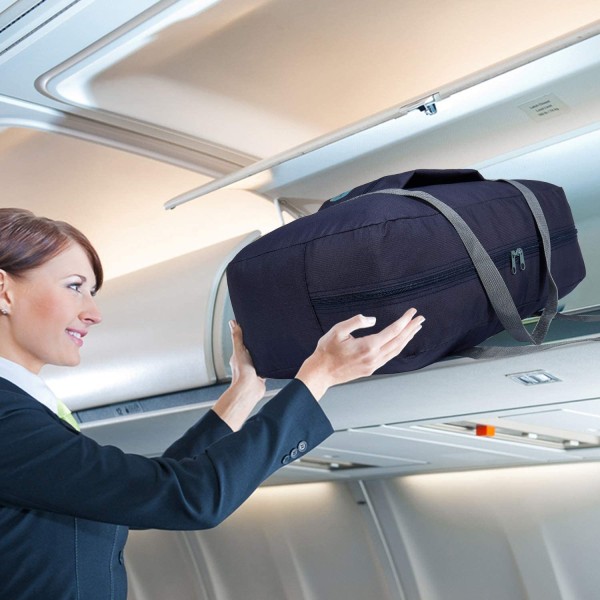 Bagageväska för flygplansreseväska hopfällbart handbagage