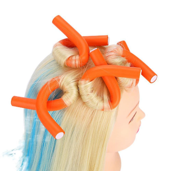 Skumhårrullar, hårrullar set flexibla lätta mjuka skumstylinghårrullar, hårstyling locktänger för frisörsalong eller gör-det-själv, styling