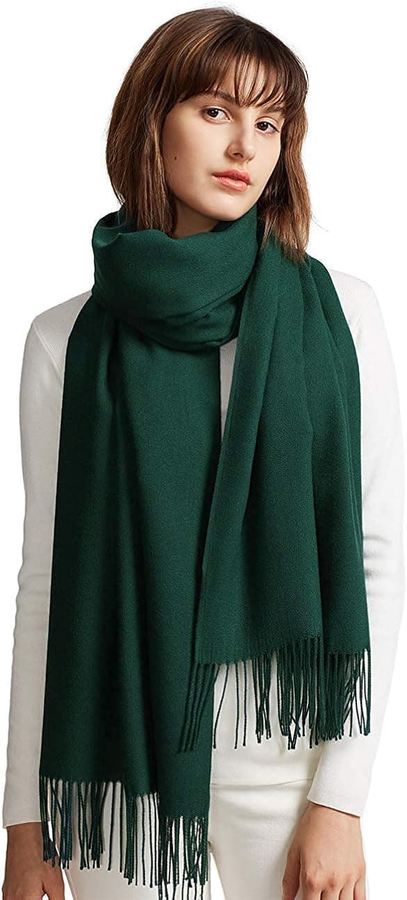 Skjerf Kvinner Menn Pashmina Sjal Høst Vinter Bryllup Silkeaktig