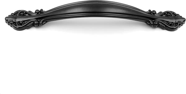 10 stk. Møbelgreb - Mat Sort, 3-3/4\" (96mm) Hul