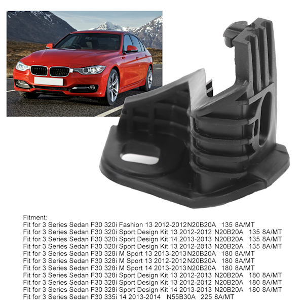 Automatisk Strålkastare Fäste Huvudlampa Montering ABS Svart Passar för 3-serie F30 F31/4-serie F32 F33 F36R 51647285598