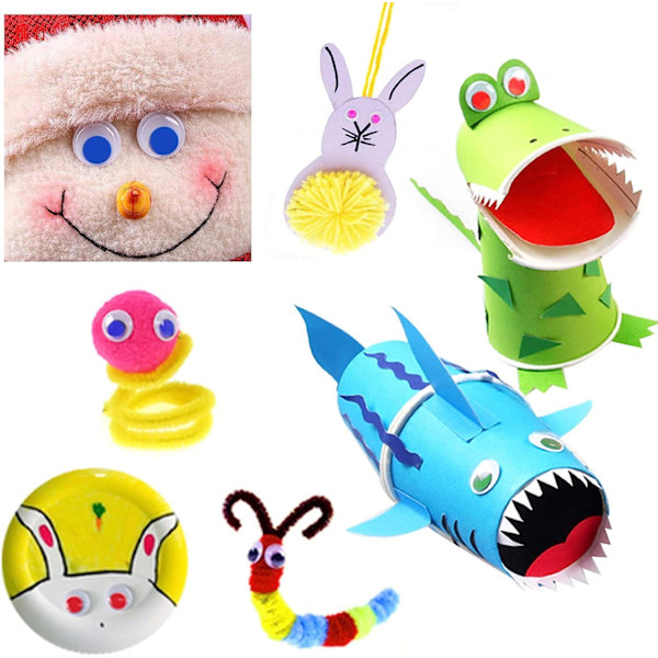 Hobbymaterial för kreativitet, Kapslar för tuggummiautomater DIY Hobbymaterial med genomskinliga runda kapslar, blandade färger och storlekar för