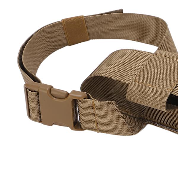 Bensinstation för vattenkokare Drop Leg Holster Molle Vattenflaska Väska Multifunktion för Utomhus Camping VandringKhaki