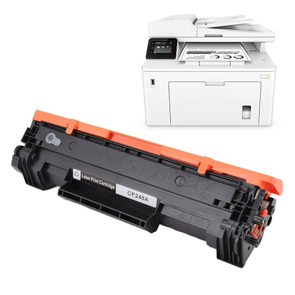 Tonerkassett ABS 1500 sidor Standardkapacitet med pulvertonerkassettbyte för HP CF248E svart