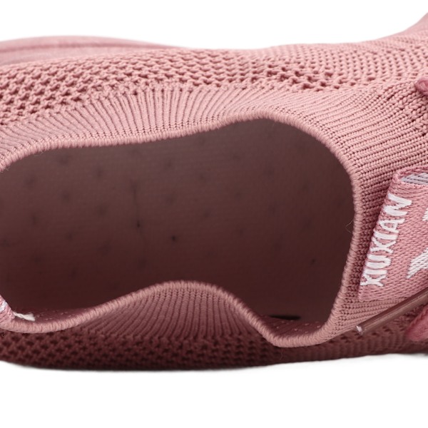 Snygga Sportskor Stickade Bekväma Andningsbara Klassiska Modesneakers för Kvinnor Flickor Rosa 38 Storlek Rosa