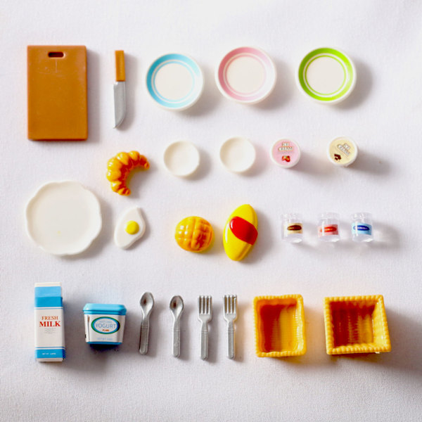 1:12 Skala Miniatyr Köksredskap DIY Dockhus Kök Matlagning Redskap Verktyg Leksaksuppsättning Tillbehör 25st