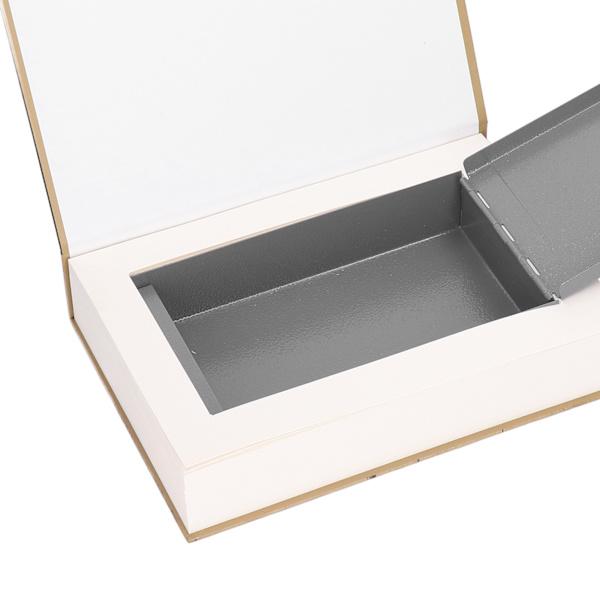 Diversion Book Safe Simulation Sturdy Book Safe Storage Box with Key for Home Travel