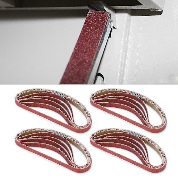 20 st Slippapperband Slippapper Slipband Ersättningsverktyg för Slipmaskin 330x10mm600#