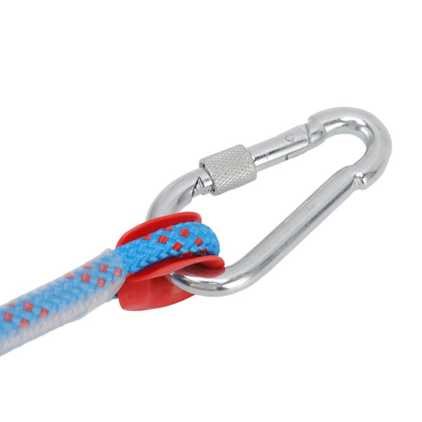Fjäderstång Hund Repleksaker Interaktiva Hängande Bungee Hund Repleksaker för Medelstora Stora Hundar 16,4ft