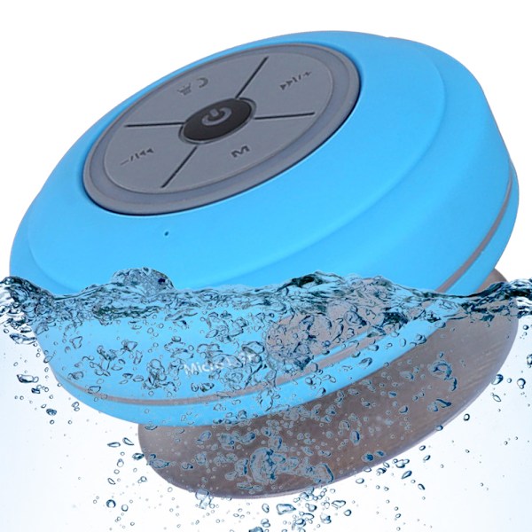 Trådlös Bluetooth-högtalare, vattentät duschradio med