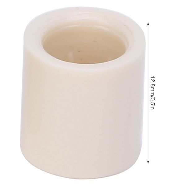 40 st Pool Cue Ferrules Vit Fiber Stick Reparationsverktyg Rör Biljardtillbehör 12mm/0,5 tum OD 0,5 tum
