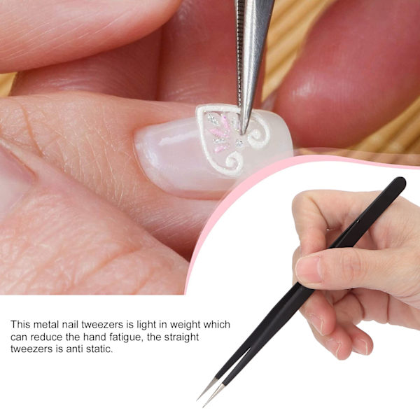 Nageltång Multifunktionell Rostfri Exquisit Dubbelhuvud Design Tång för Hemma Nagelsalong