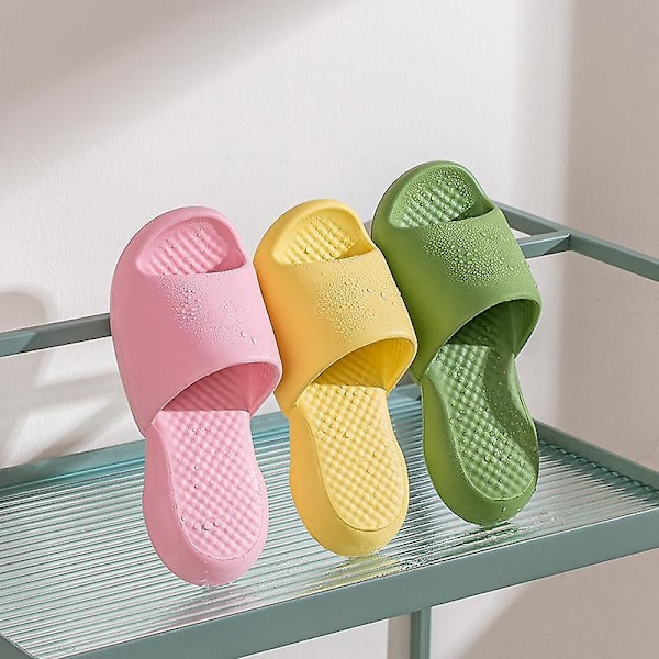 Antislip duschskor andningsbara mjuka sulor öppna tår, utomhus sandaler