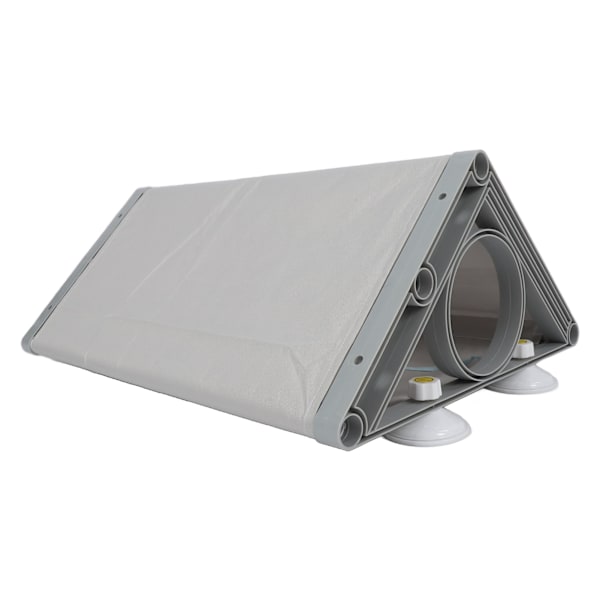 Vikbar Kattfönsterbräda Utrymmesbesparande Solid Ram Hängande Fönster Kattsäng Hängmatta med Sugkoppar för Balkong Stor 64,5x33x33cm/25,4x13x13in