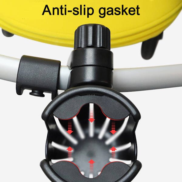 Barnvagnskopphållare, 2 i 1 Universal Dryckshållare Barnvagnsorganisatör Babyflaskhållare - Barnvagnstillbehör Halkskyddad Stor Kaliber Designad Kopp