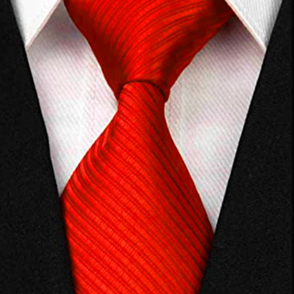 Knyt slips för män och knuten slips för pojkar