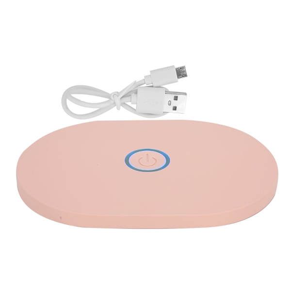 Bluetooth-högtalare med CD-spelare, miljövänlig lyssning & anti-hoppskydd, modern design för mångsidig användning (Rosa)