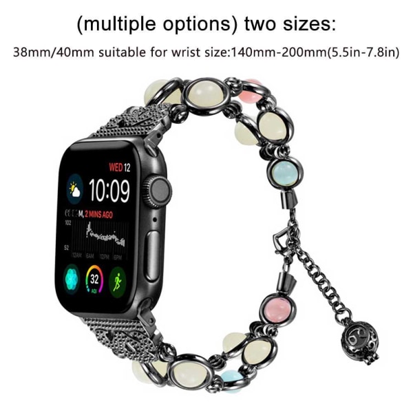 Kompatibel för Apple Watch Series 5 armband 38mm rostfritt