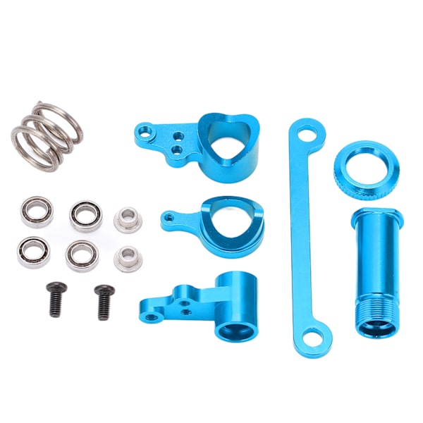 RC Styrknuckle Monteringssats Aluminiumlegering för LC RACING 1/14 RC Bil Lastbil Crawler LeksakerBlå