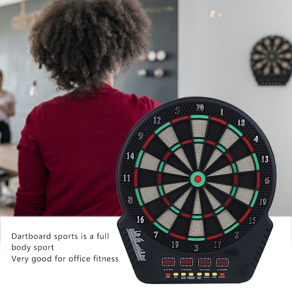Digital Resultattavla för Tävlingsfördel, Elektroniska Darttavlor med Mjuka Dartpilar, Spelvariationer för Färdighetsutveckling, Enkel Montering i Ditt
