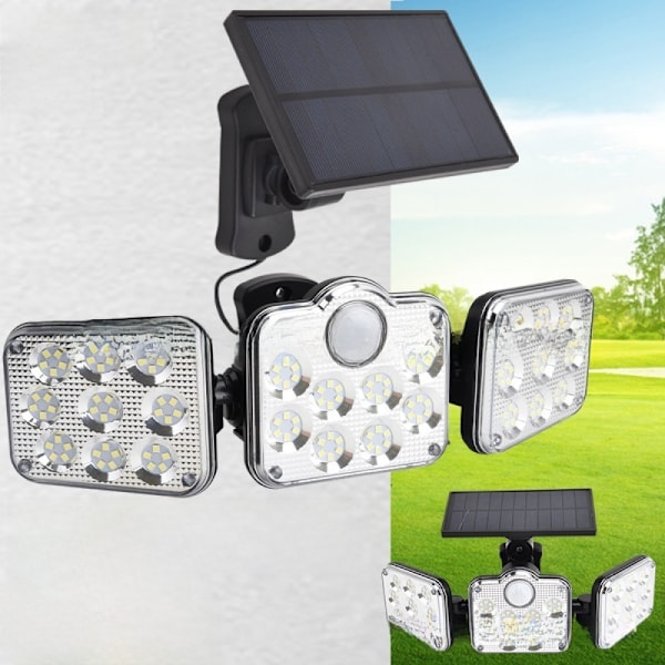 Garage Lampa Solcellslampor Utomhus LED Utomhuslampor Människokropps Induktionslampa Solcellsdrivna Strålkastare Solcellsdrivna Rörelsesensorlampor Vägglampa Gatubelysning