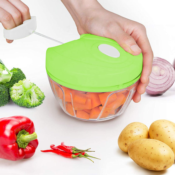 Food Chopper Hand Pull Mixer Blender Mixer för grönsaksfrukter