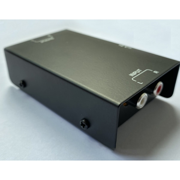 Phono-skivspelarförförstärkare - Mini elektronisk ljudstereo-skivspelsförförstärkare RCA-ingång, RCA-utgång och brusreducerande drift