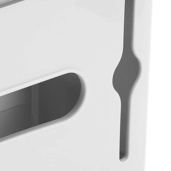 Matvarupåse Dispenser Synligt Fönster Design Stor Kapacitet Dammtätt Lock Plastpåse Organizer för Kök Sovrum Vit