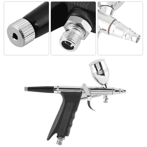 Professionellt Airbrush-set, mångsidigt airbrush-kit med precisionskontroll och högkvalitativa material för modellmålning, läderkläder, biltryck,