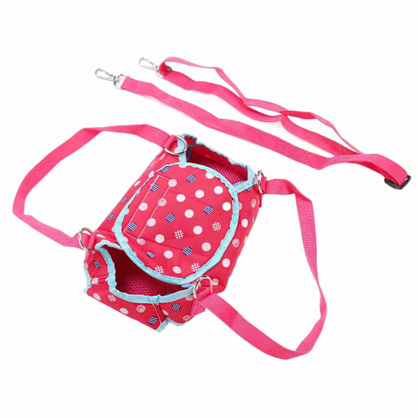 Hundtäcke Mångsidig Användning Retro Prickig Starkt Och Hållbart Tvättbart Återanvändbart Varmt Vintertäcke För Valp Liten Hund (Rosa)