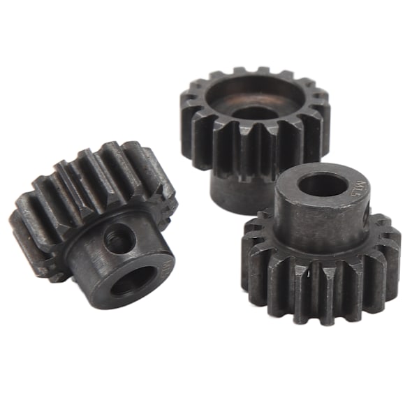 3 st RC-bilväxelsats 8 mm innerhål stålbilmotorväxel för 1/5 1/8 1/10 modellbil 17T